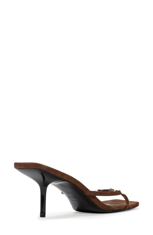 Shop Black Suede Studio Frankie 65 Sandal In Brown