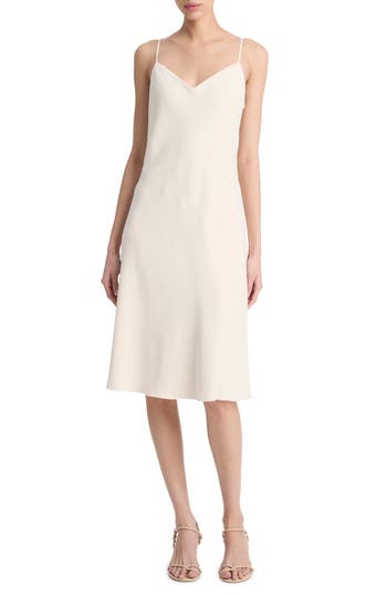 Shop Vince Ballet Slipdress In Flaxen