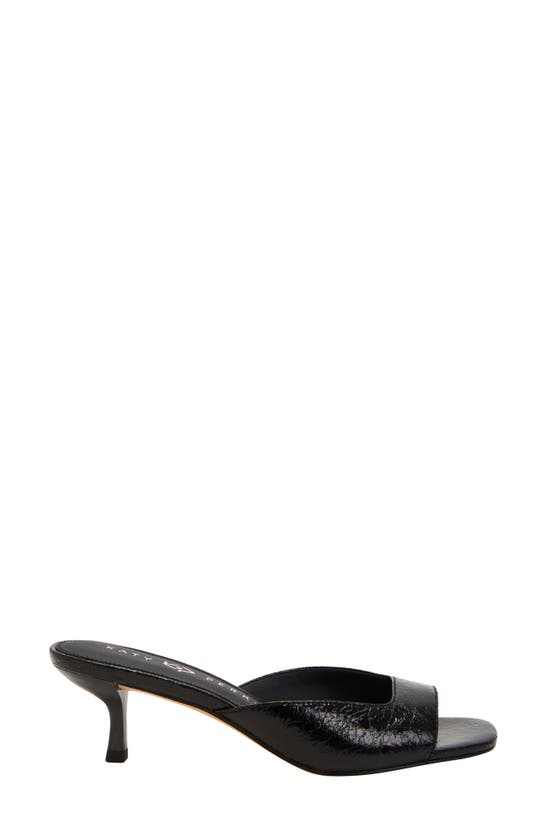 Shop Katy Perry The Ladie Kitten Heel Slide Sandal In Black