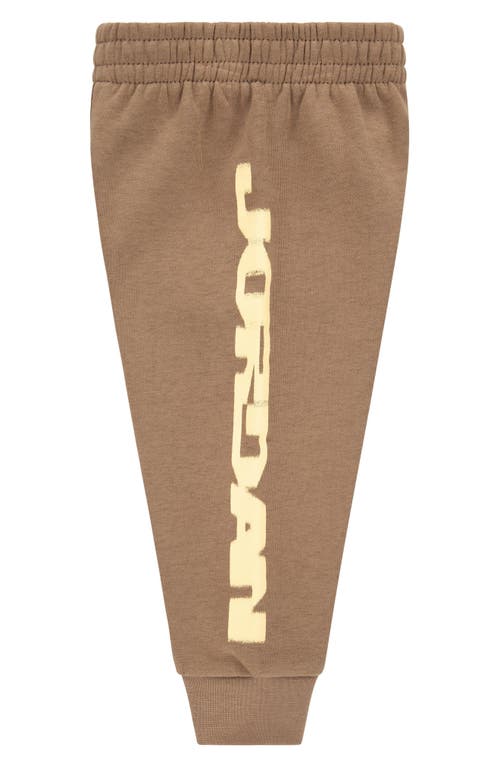 Shop Jordan Flight Mvp Crewneck Sweatshirt & Joggers Set In Archaeo Brown