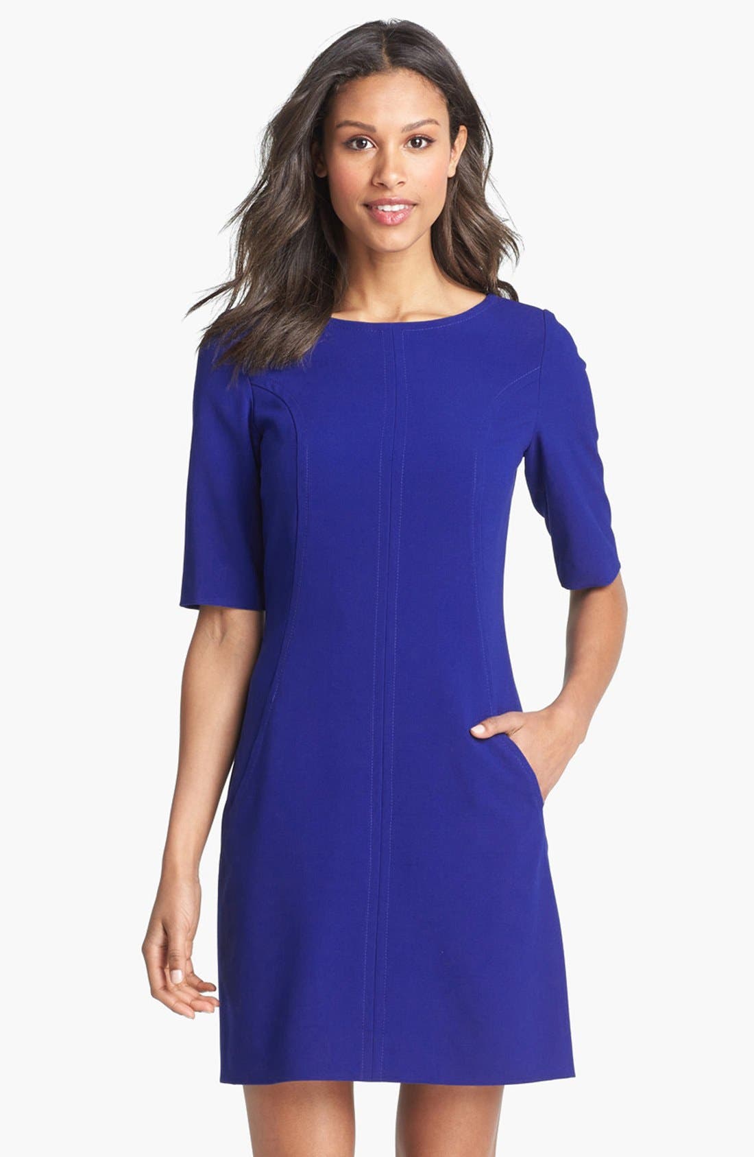 Tahari Seamed ALine Dress (Regular & Petite) Nordstrom