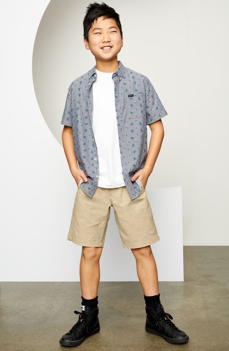 RVCA That'll Do Floral Print Woven Shirt | Nordstrom