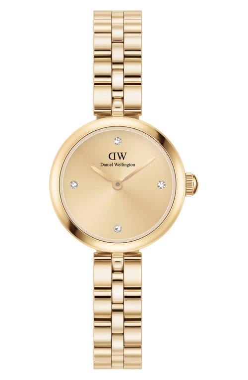 Shop Daniel Wellington Elan Bracelet Strap Watch, 22mm In Gold