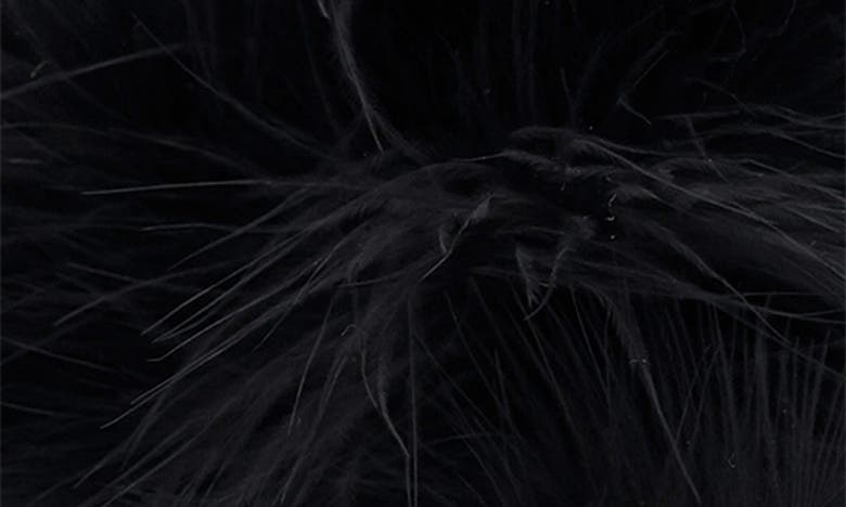 Shop Bcbgmaxazria Dennika Ostrich Feather Sandal In Black