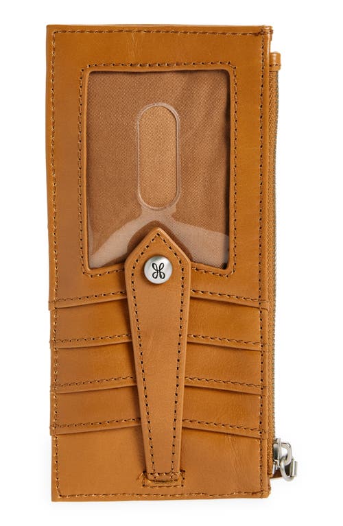 Hobo Linn Leather Wallet In Honey