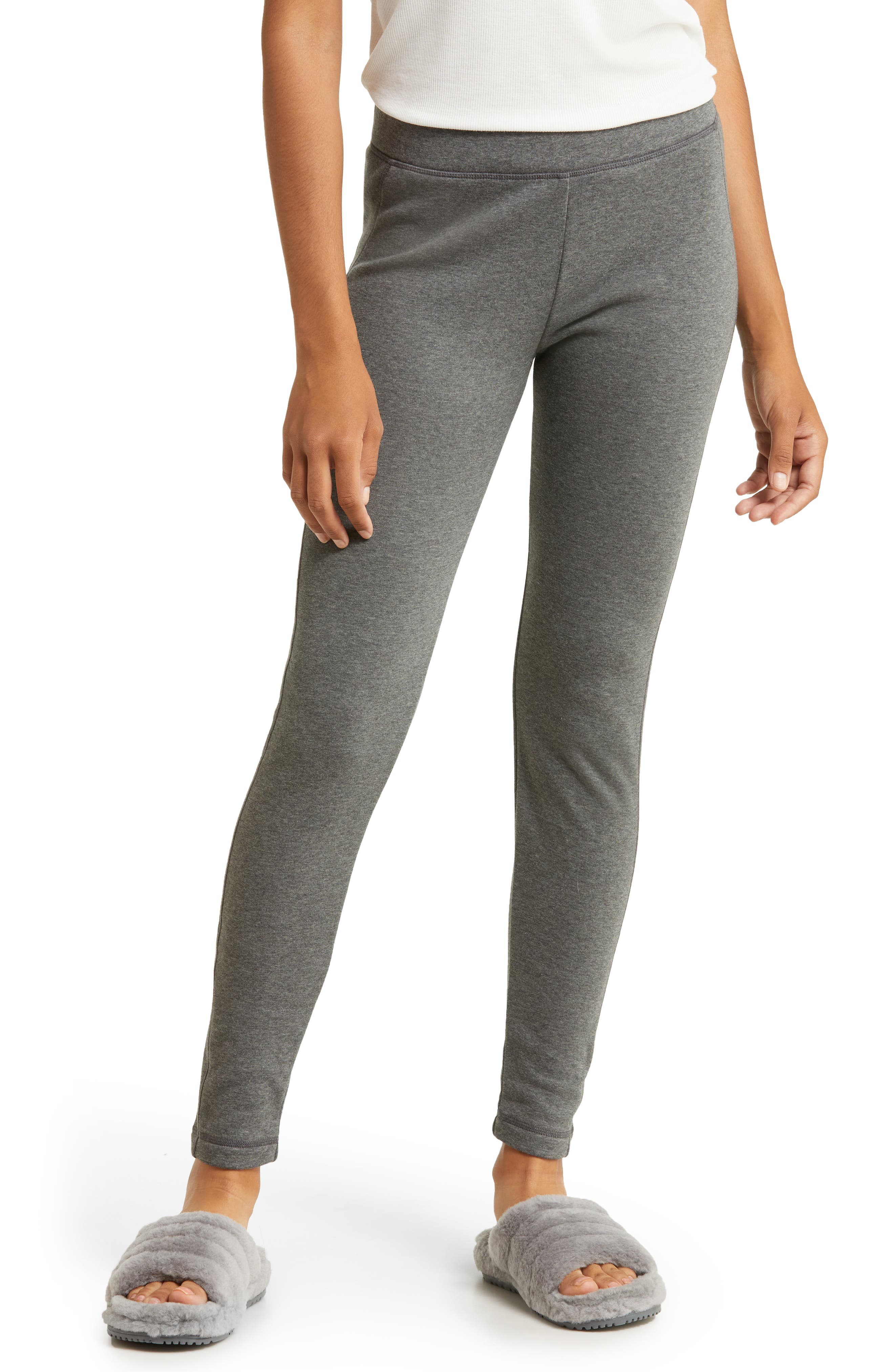 Ugg Ashlee Double Knit Leggings in Charcoal Heather