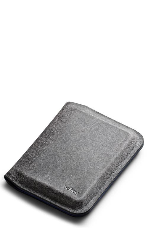 Apex Slim Sleeve RFID Leather Bifold Wallet in Pepperblue