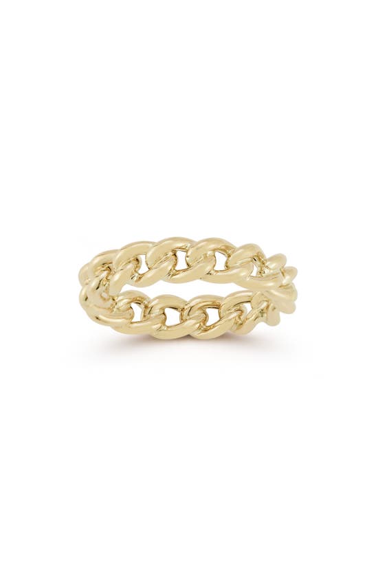 Ember Fine Jewelry Curb Chain Ring In 14k Gold