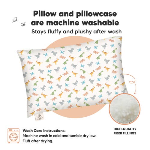 Shop Keababies Toddler Pillow With Pillowcase In Roarsome