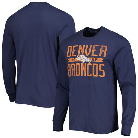 47 Brand Denver Broncos T-Shirt - Men's T-Shirts in Navy