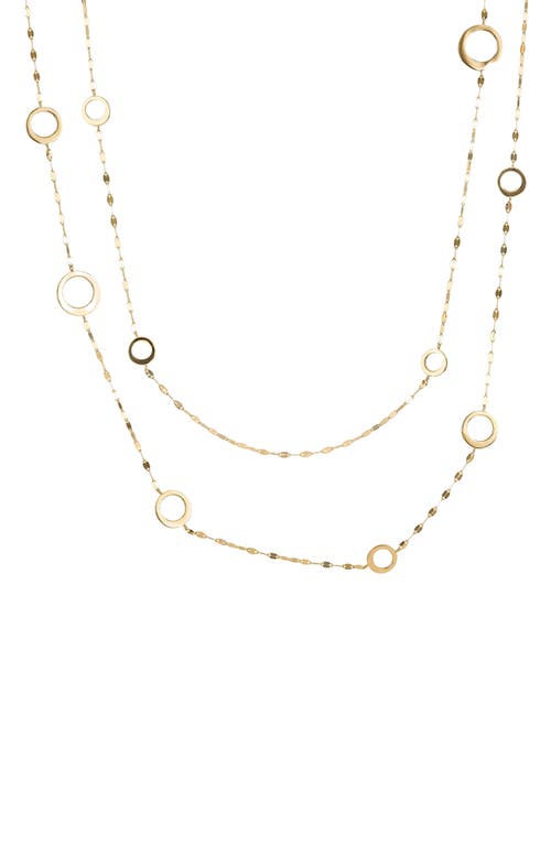 LANA LANA TANGO CIRCLE STATION LAYERED NECKLACE