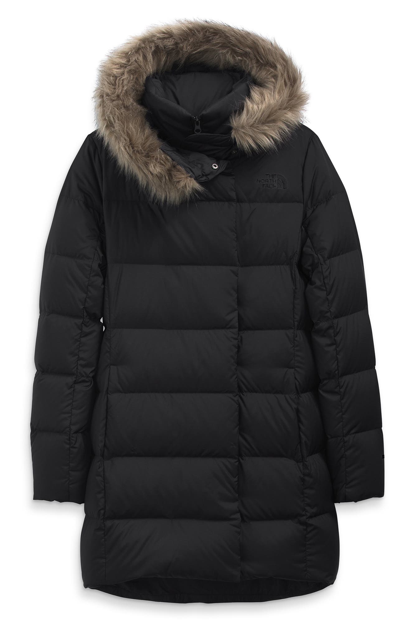the north face genuine fur coats & jackets