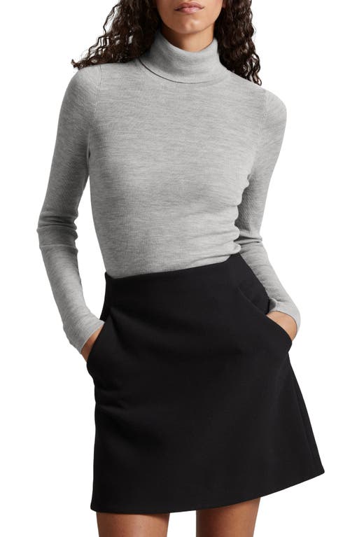 & Other Stories Wool Turtleneck in Grey Melange at Nordstrom, Size Small
