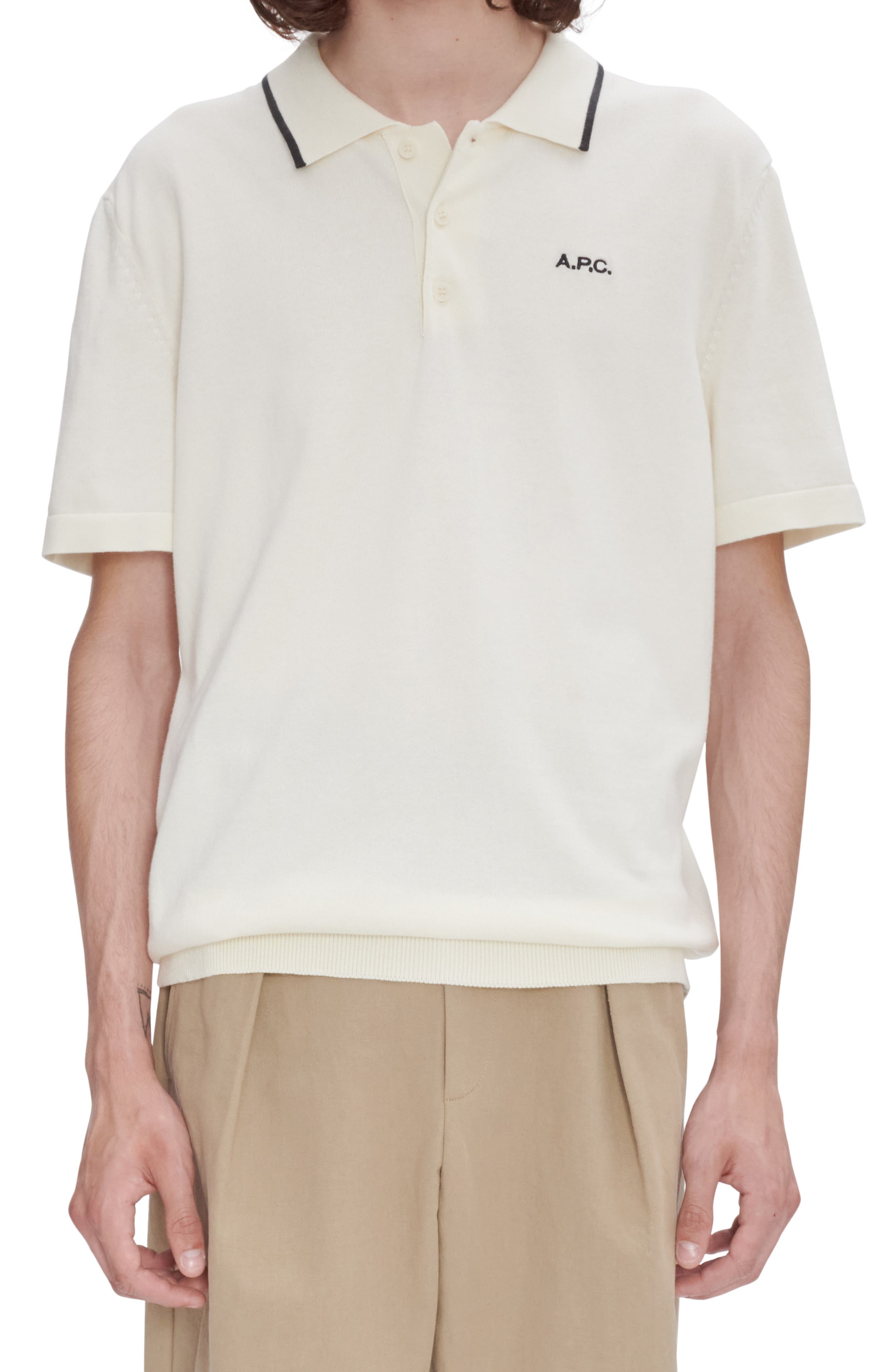 Polo Shirt A.P.C. Men color White