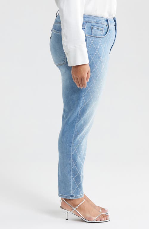 Kut From The Kloth Reese Diamond High Waist Ankle Slim Straight Leg Jeans In Gifted