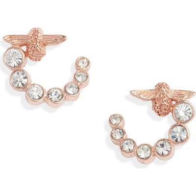 Olivia Burton Bejeweled Bee Hoop Earrings