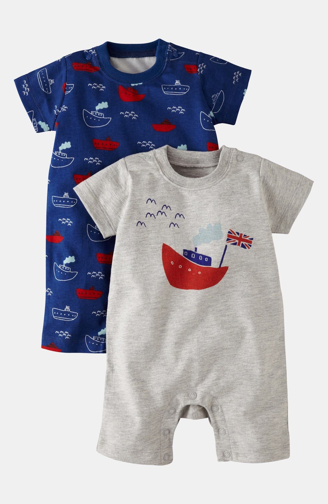 Mini Boden 'Summer' Romper (Set of 2) (Baby) Nordstrom