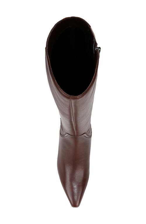 Naturalizer Deesha Knee High Dress Boots In Chocolate Bar