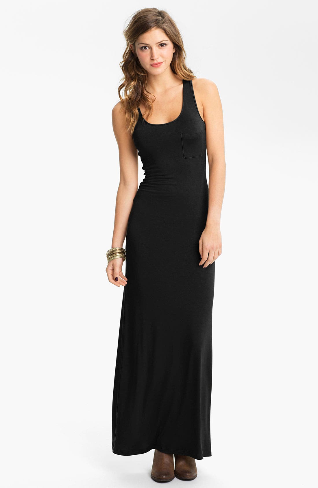 Soprano Racerback Maxi Dress (Juniors) Nordstrom