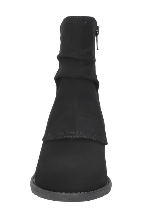 Shop Easy Street Kudos Slouch Bootie In Black Lamy