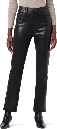 Hudson Jeans Nico Coated Straight Leg Ankle Jeans