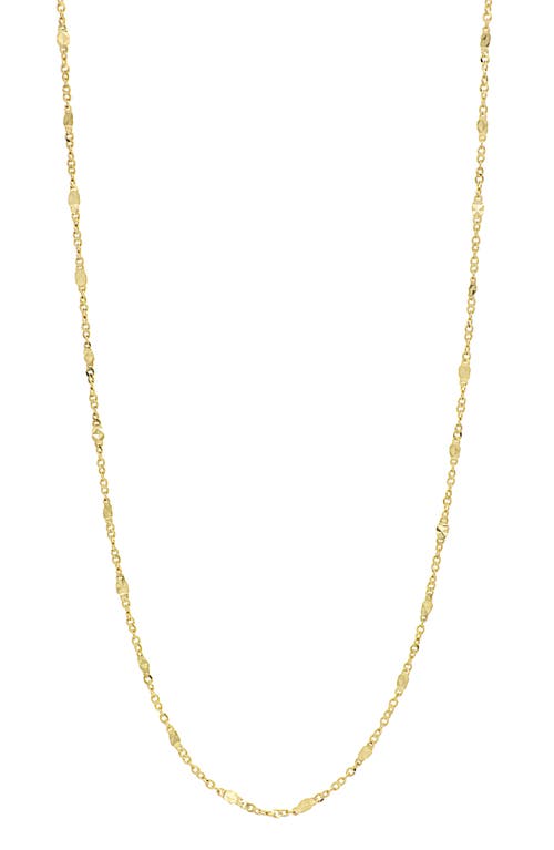 Bony Levy 14K Gold Station Chain Necklace Yellow at Nordstrom,