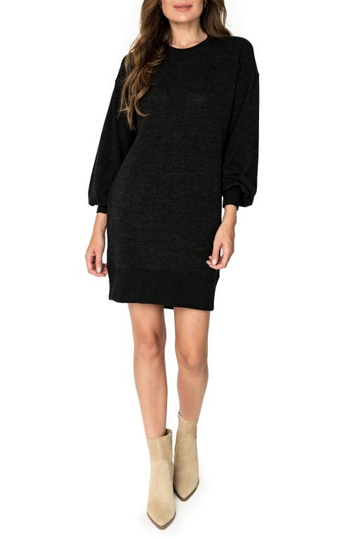 Shop Gibsonlook Long Sleeve Sweater Dress In Black