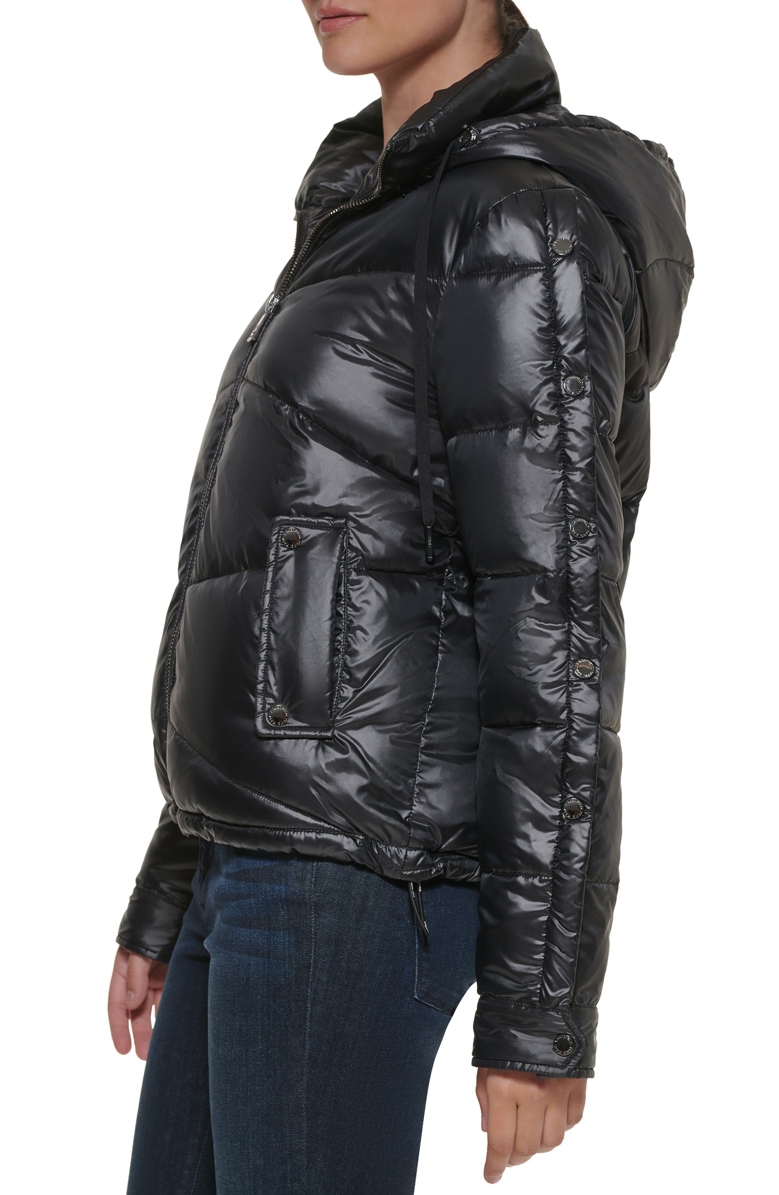 Karl Lagerfeld Paris Hooded Puffer 
