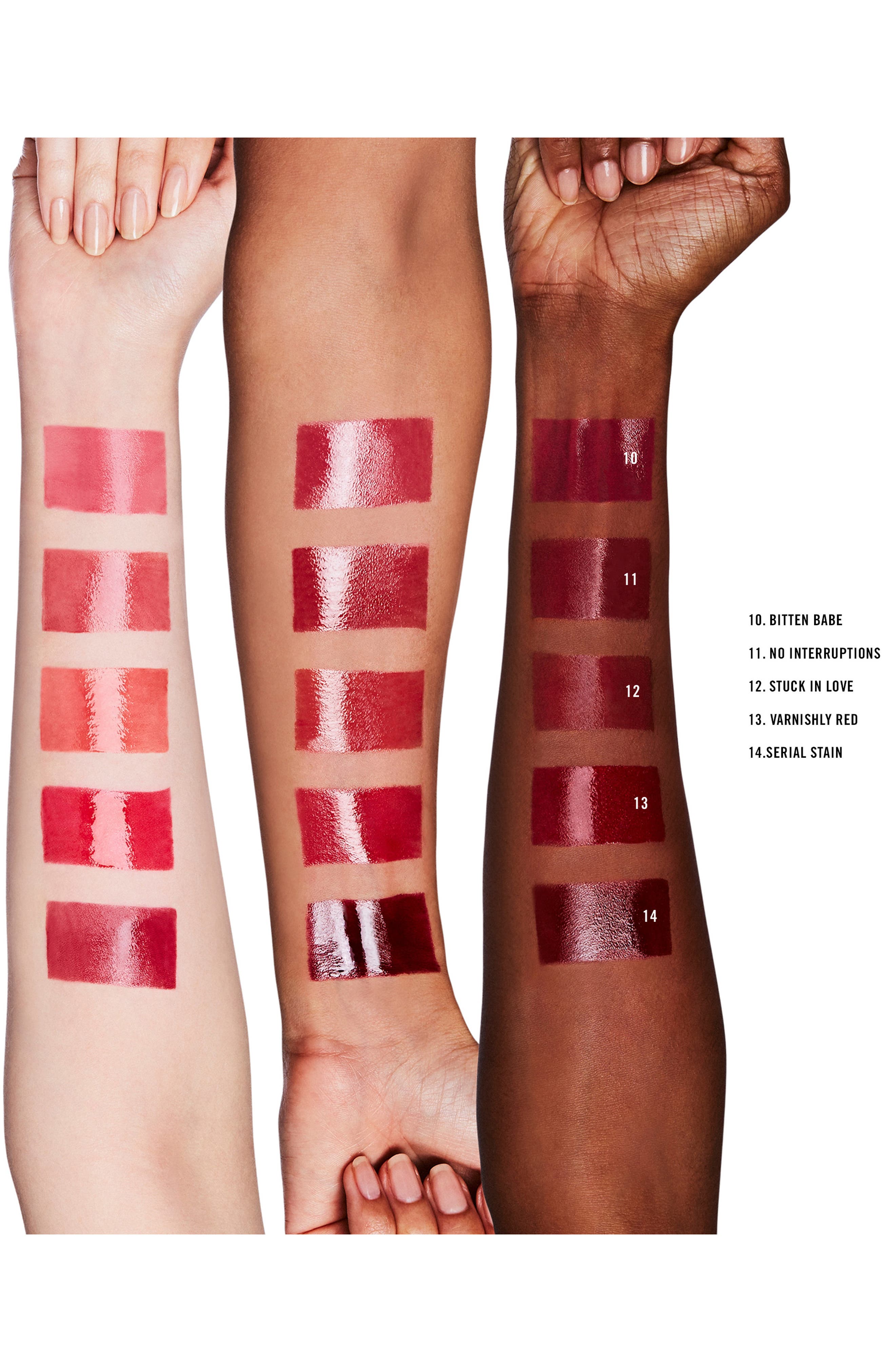 mac cosmetics versicolour varnish cream lip stain no interruptions