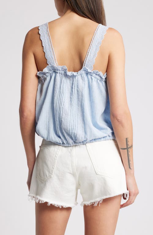 FREE PEOPLE FREE PEOPLE BECAUSE OF YOU COTTON & LINEN DRAWSTRING WAIST CAMISOLE 