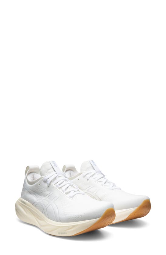 Asics Gel-nimbus® 25 Running Shoe In White/ White