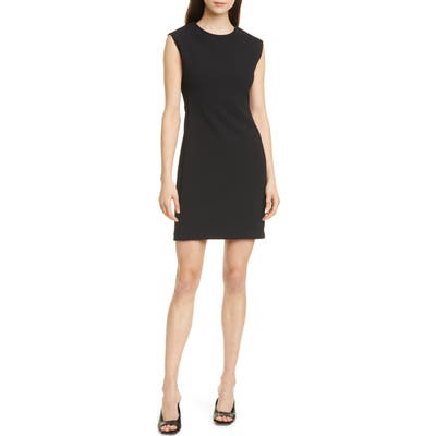 Club Monaco Sculptural Knit Minidress, Black