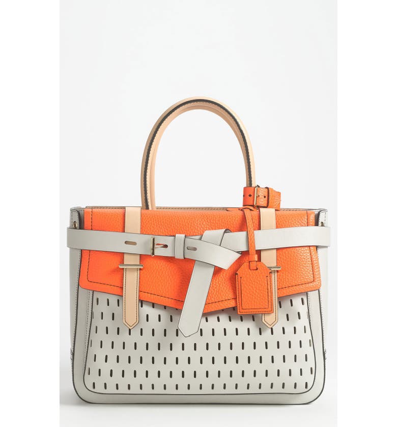 Reed Krakoff 'Boxer' Perforated Leather Satchel | Nordstrom