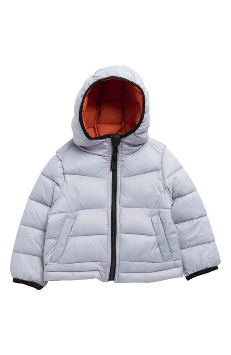 Chevron Quilted Packable Puffer Jacket (Baby)