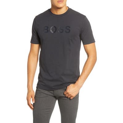 Boss Tiburt 148 Logo T-Shirt, Blue