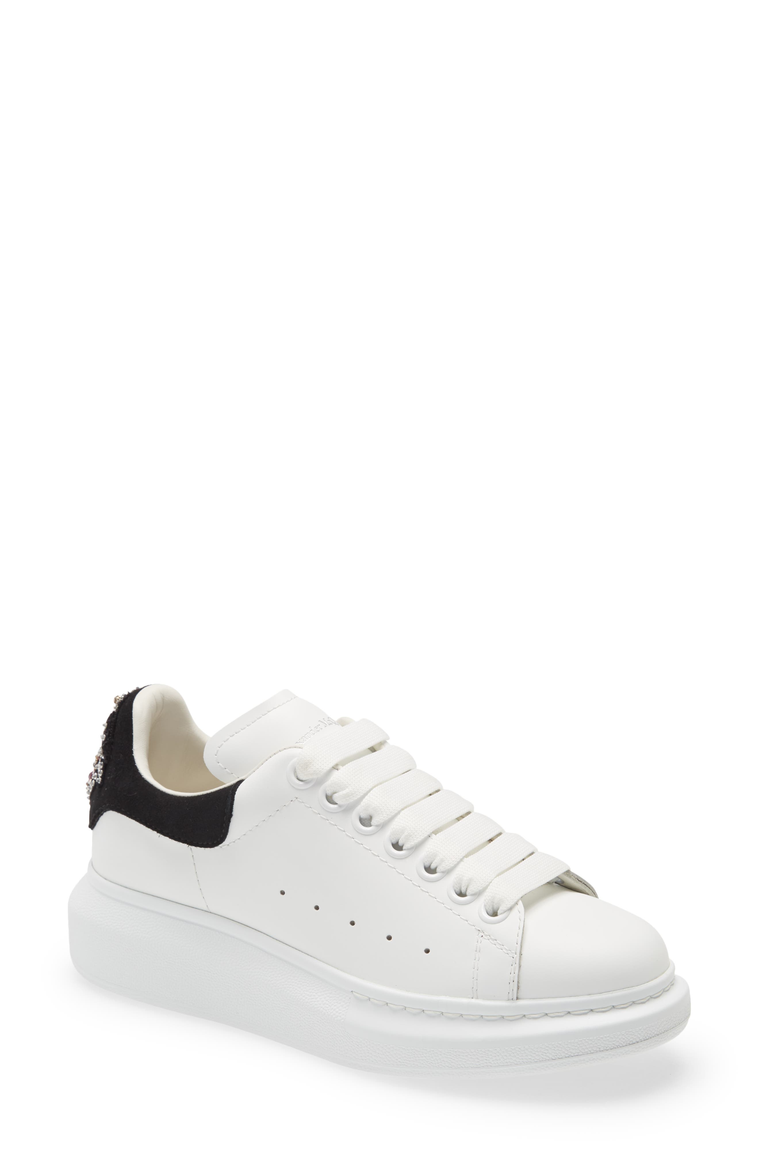 alexander mcqueen white tennis shoes