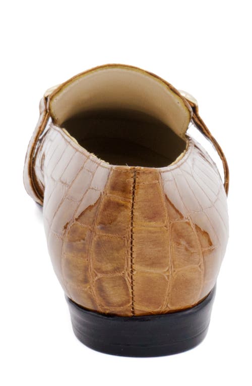 Amalfi By Rangoni Olimpo Bit Loafer In Carmel Caimano Print