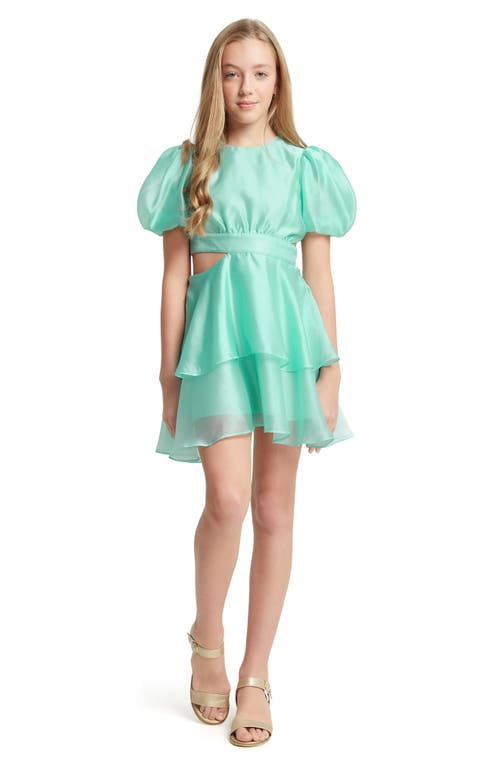 Bardot Junior Kids' Enya Cutout Organza Minidress at Nordstrom, Us