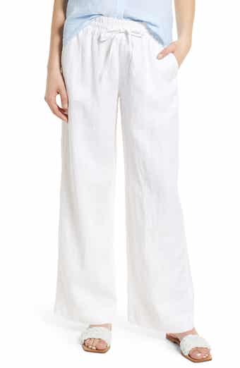 Buy Roxy Roxy Women Santorini Linen Trousers - Bright White in
