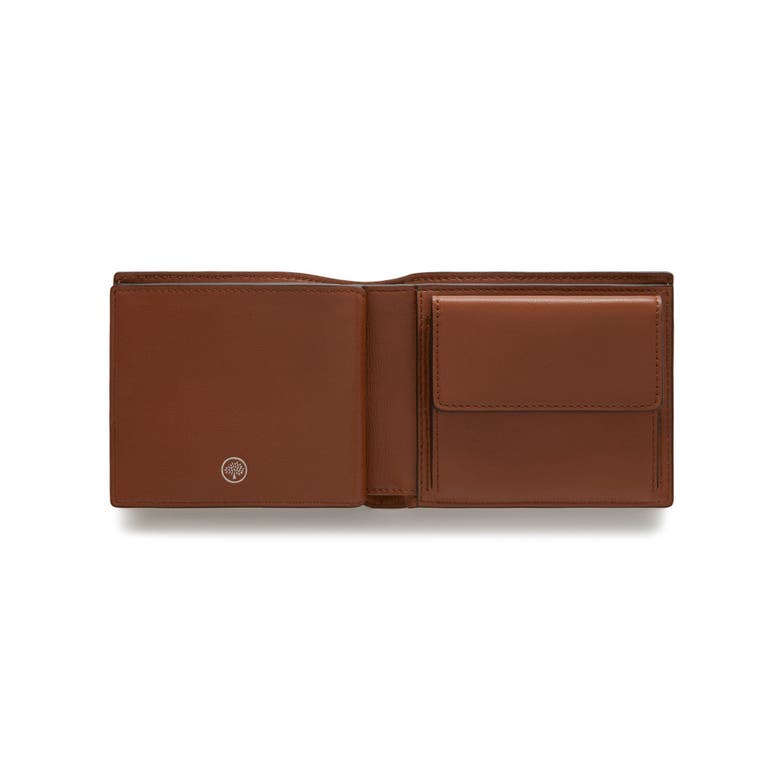 Shop Mulberry 8 Card Leather Wallet In Oak