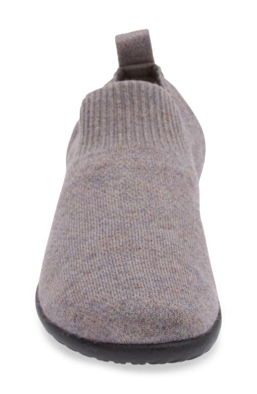 Naot Nuku Slip-on Sneaker In Grey/black Knit