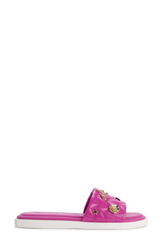 Shop Karl Lagerfeld Paris Carenza Slide Sandal In Cactus Flo