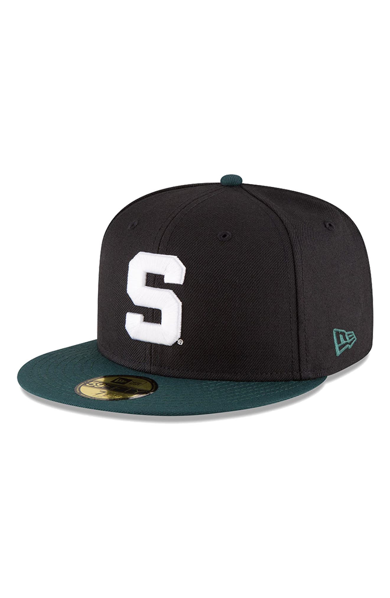 michigan state spartans fitted hats