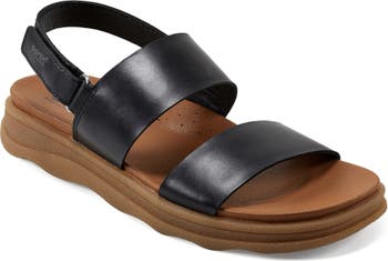 EXTRA WIDE FIT Leah Sandal Black In 2023 Wide Width, 59% OFF