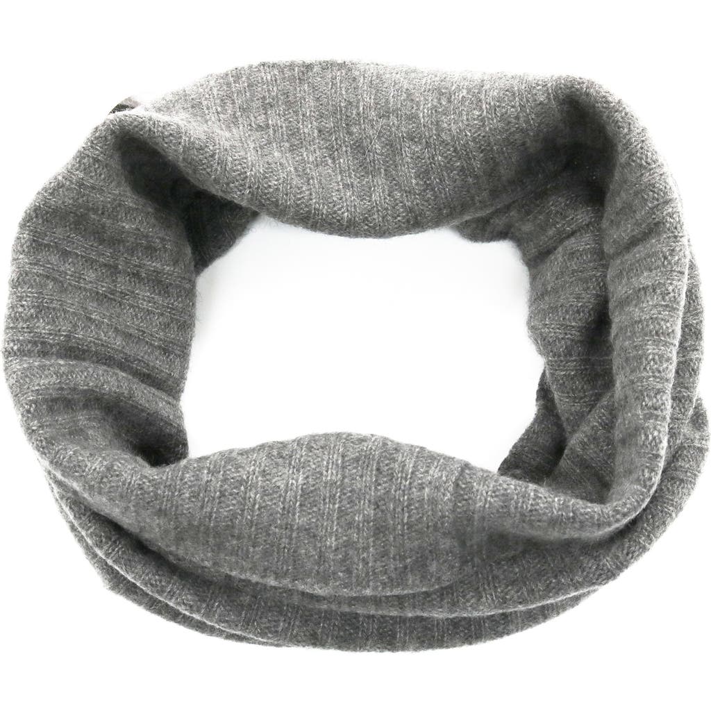Portolano Cashmere Neck Warmer In Ht Charcoal