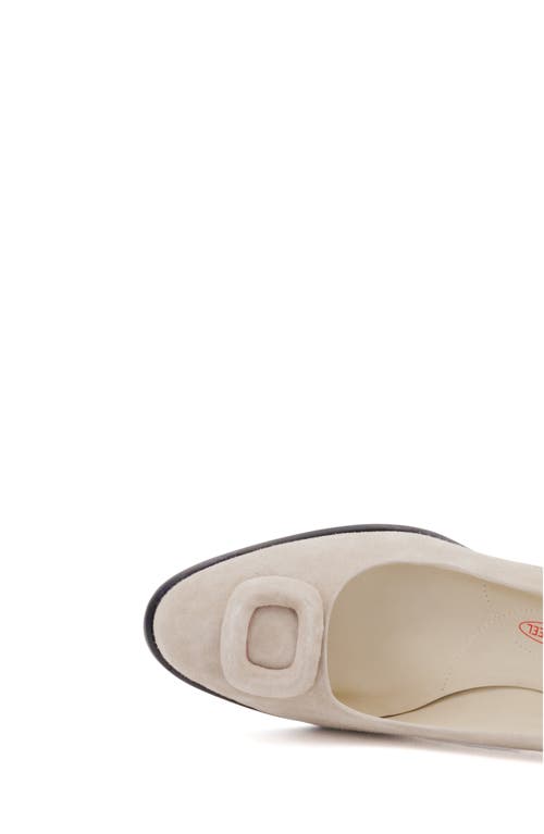 Amalfi By Rangoni Lavinia Block Heel Pump In Nocciola Cashmere