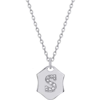 Stella + Ruby Nom De Plume Initial Pendant Necklace