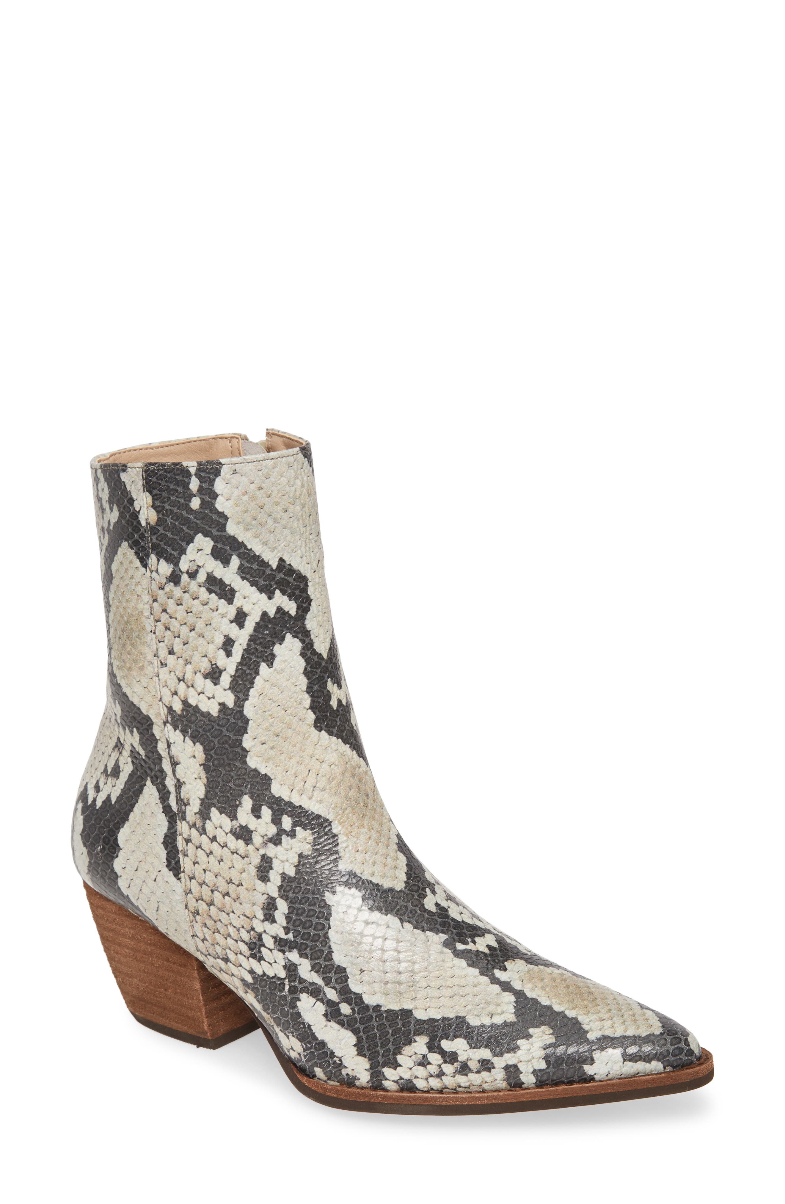 Matisse Caty Western Pointy Toe Bootie, Beige (Nordstrom Exclusive)