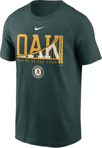 Men's Oakland Athletics Green Mini Print Logo Button-Up Shirt