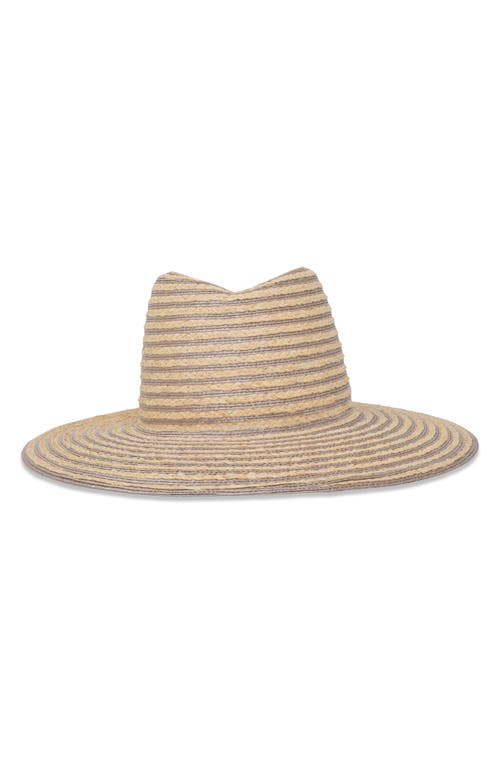 Shop Gigi Burris Millinery Jeanne Packable Raffia Sun Hat In Natural/cocoa